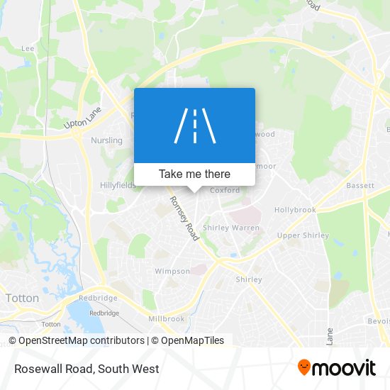 Rosewall Road map