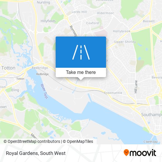 Royal Gardens map