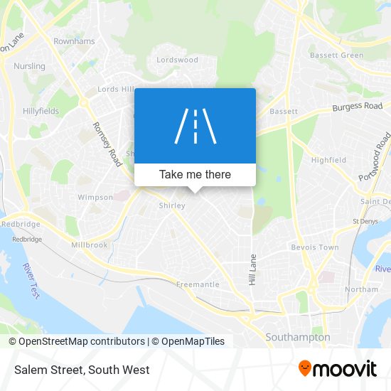 Salem Street map
