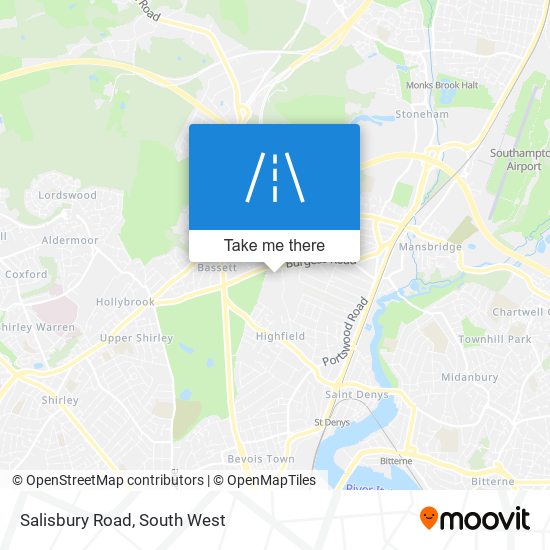 Salisbury Road map