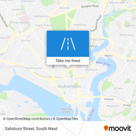 Salisbury Street map