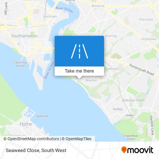 Seaweed Close map
