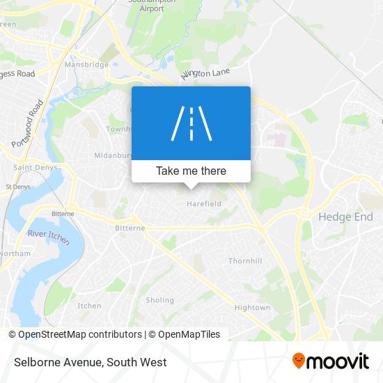 Selborne Avenue map