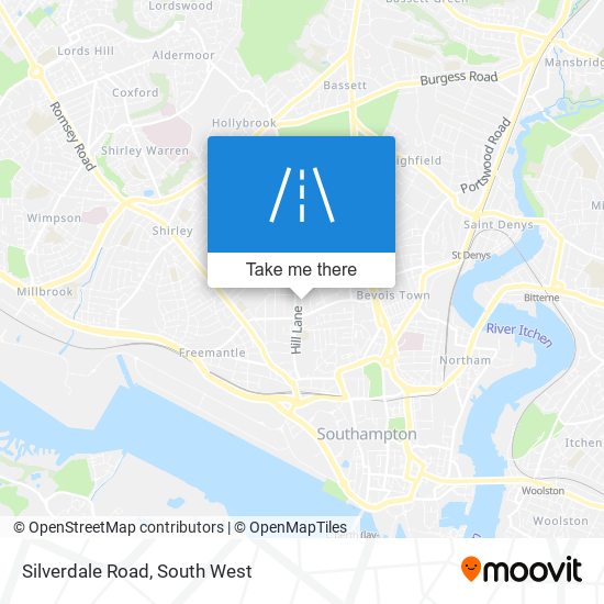 Silverdale Road map