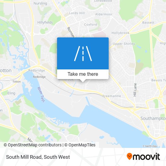 South Mill Road map
