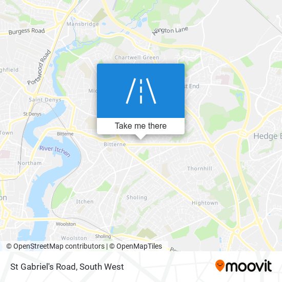 St Gabriel's Road map