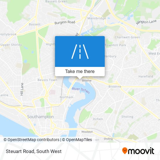 Steuart Road map
