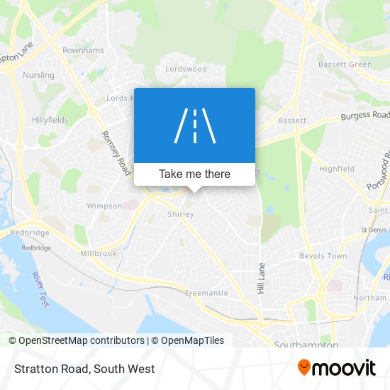 Stratton Road map