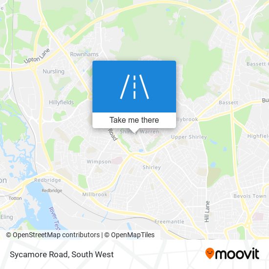 Sycamore Road map
