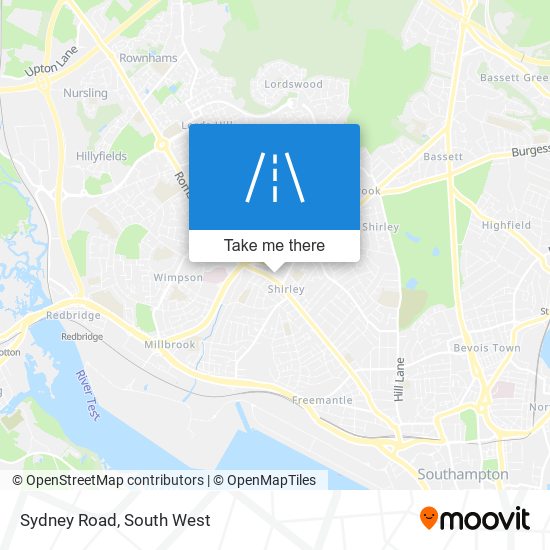 Sydney Road map