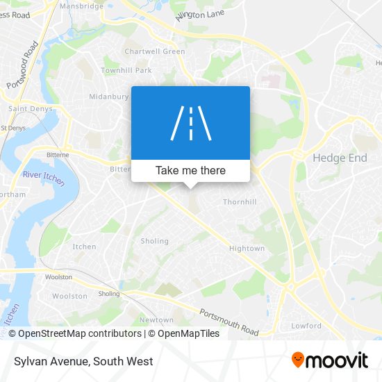 Sylvan Avenue map