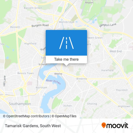 Tamarisk Gardens map