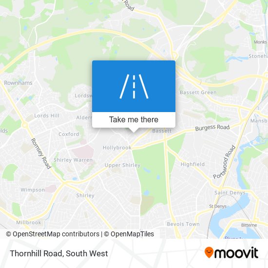 Thornhill Road map