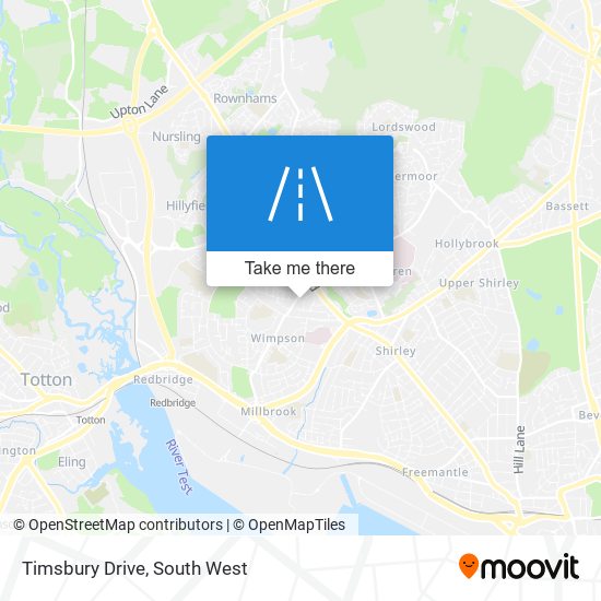 Timsbury Drive map