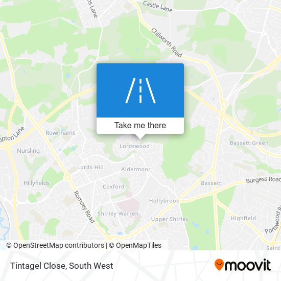 Tintagel Close map