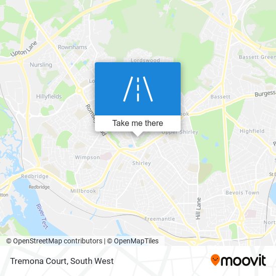 Tremona Court map