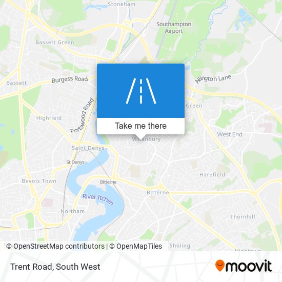 Trent Road map