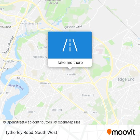 Tytherley Road map