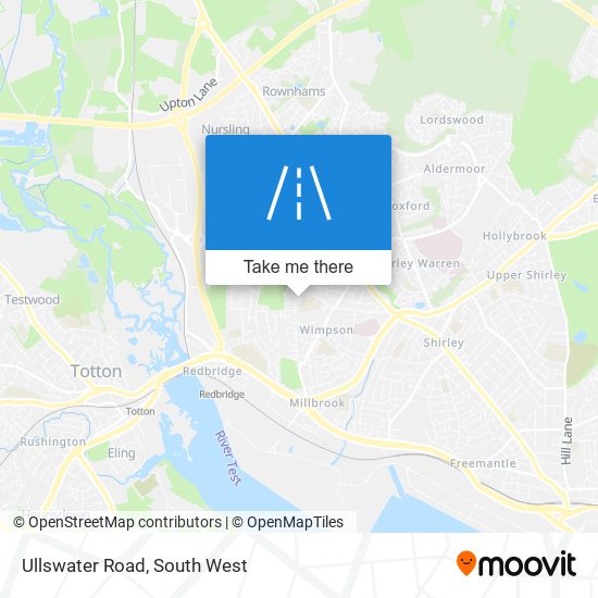 Ullswater Road map