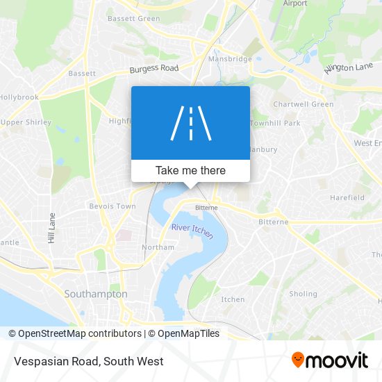 Vespasian Road map