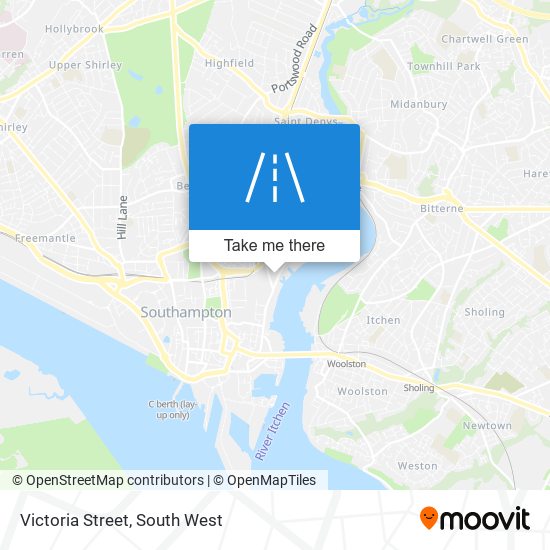 Victoria Street map