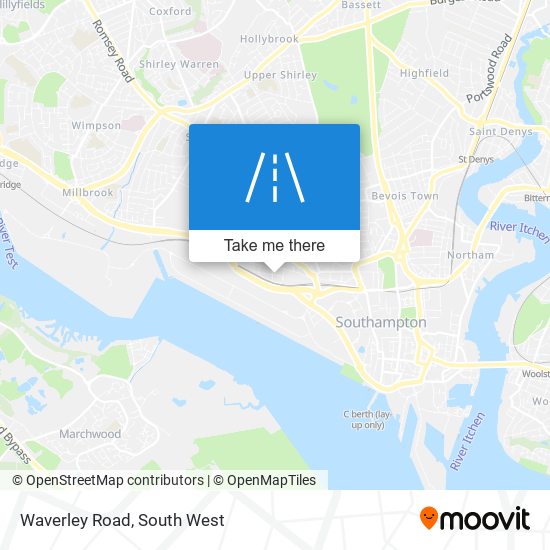 Waverley Road map