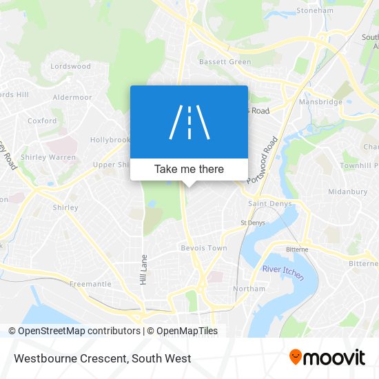 Westbourne Crescent map