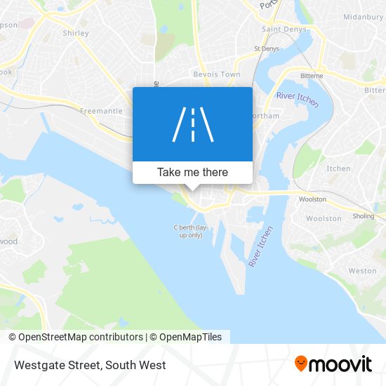 Westgate Street map