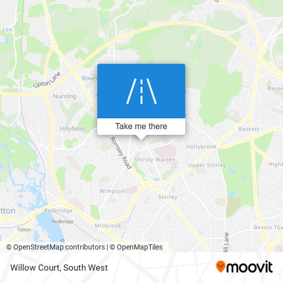 Willow Court map