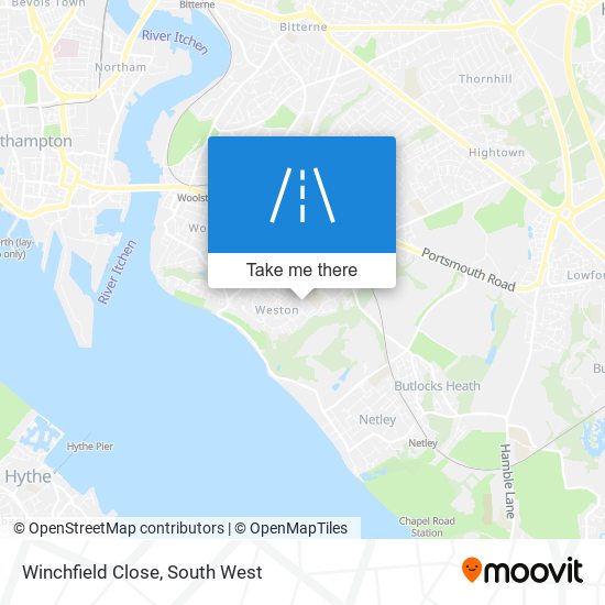 Winchfield Close map