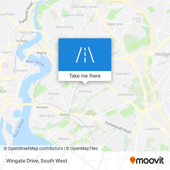 Wingate Drive map