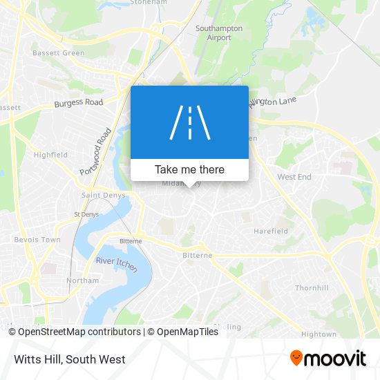 Witts Hill map