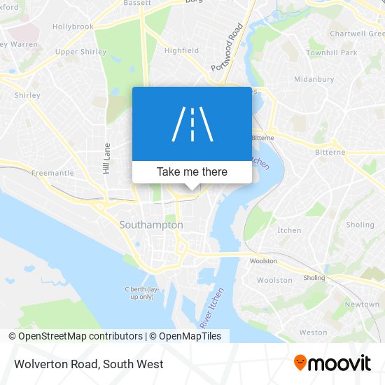 Wolverton Road map