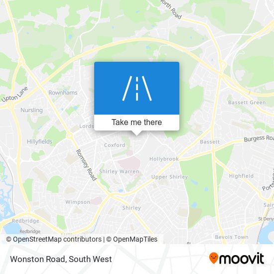 Wonston Road map