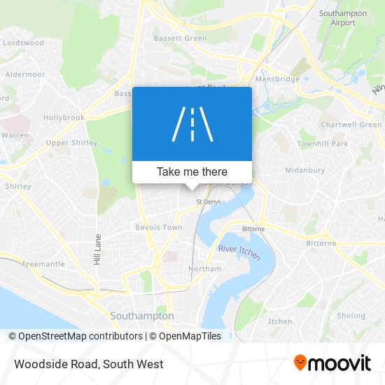 Woodside Road map