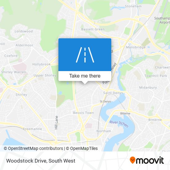 Woodstock Drive map