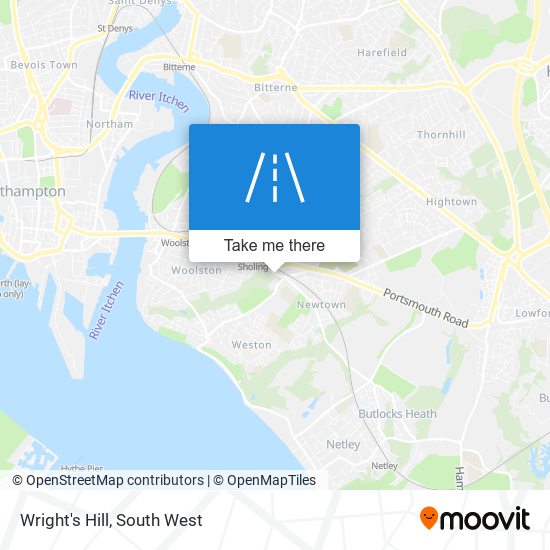 Wright's Hill map