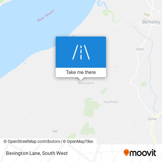 Bevington Lane map