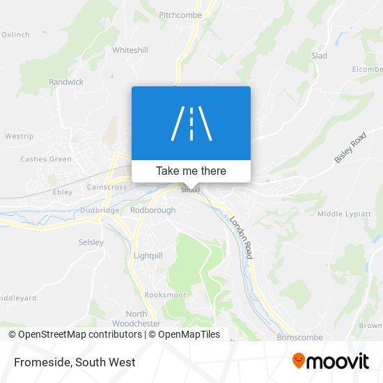 Fromeside map