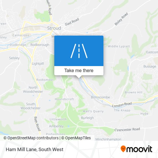 Ham Mill Lane map