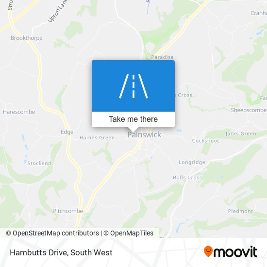 Hambutts Drive map