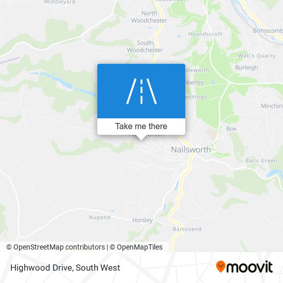 Highwood Drive map