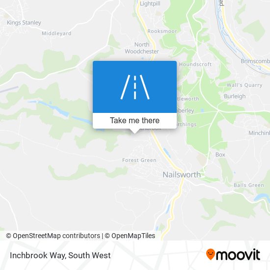 Inchbrook Way map