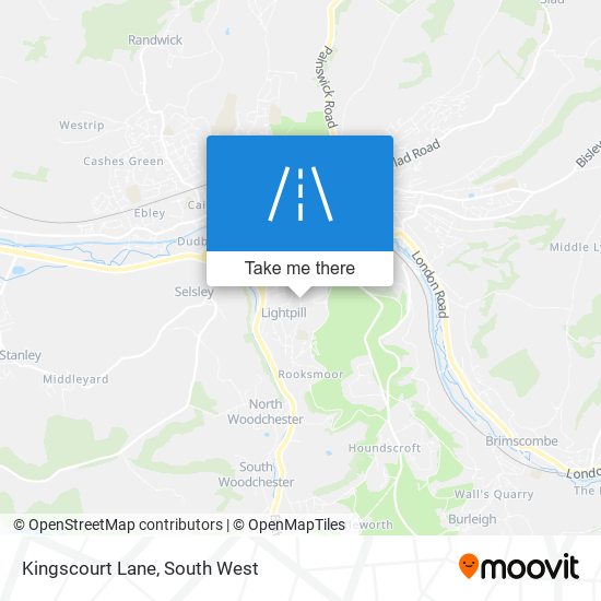 Kingscourt Lane map