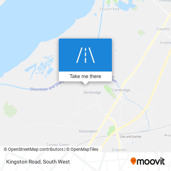 Kingston Road map
