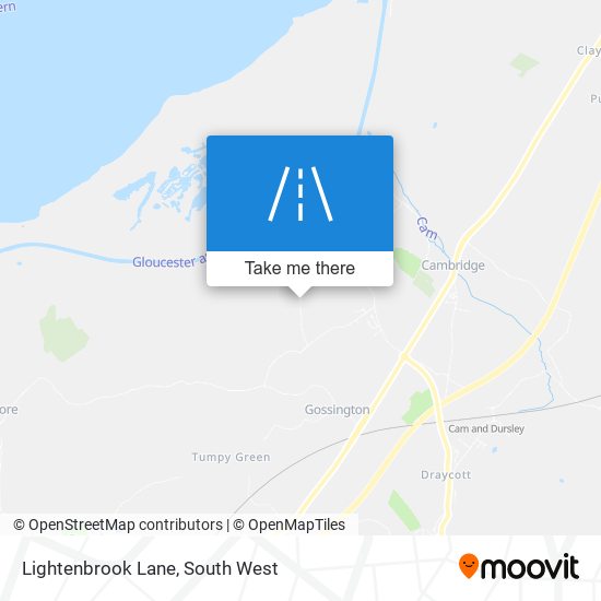 Lightenbrook Lane map