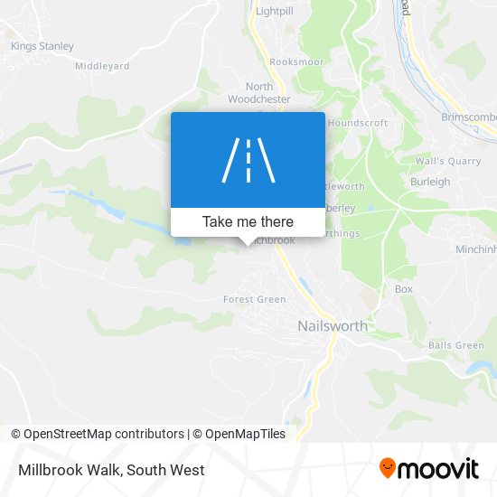 Millbrook Walk map