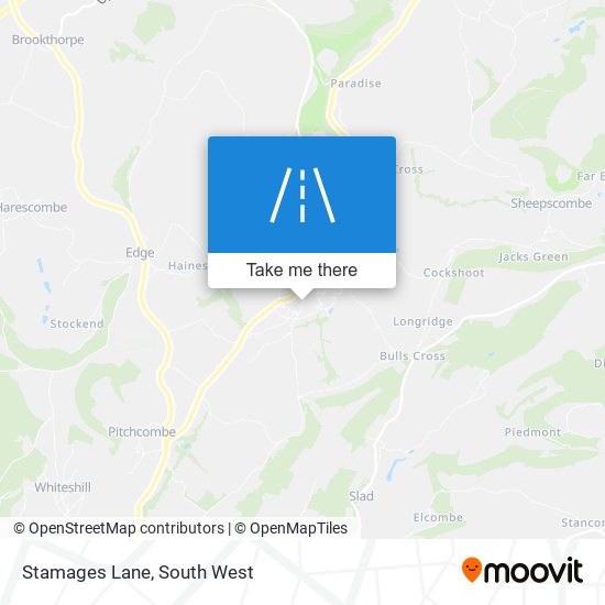Stamages Lane map