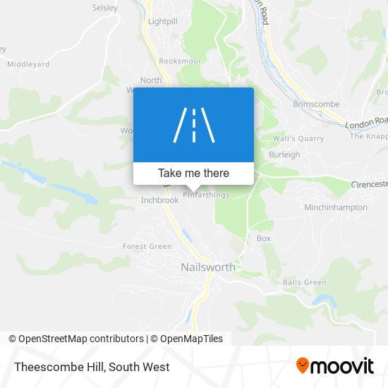 Theescombe Hill map