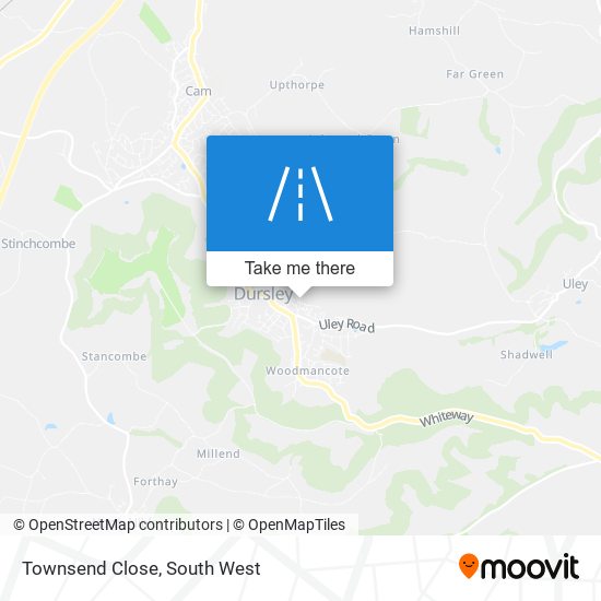 Townsend Close map